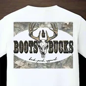 Boots And Bucks Comfort Colors Graphic Tee