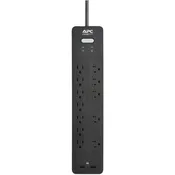 APC 12-Outlet SurgeArrest® Home/Office Series Surge Protector with 2 USB Ports 6ft Cord