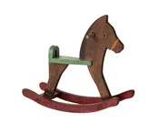 Maileg Mouse Rocking Horse Dark Brown