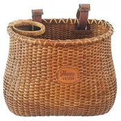 Nantucket Style Front Wicker Bike Basket
