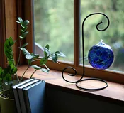 3″ Kitras Calico Ball Glass Arts – Winter Solstice
