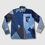 denim long sleeve shirt