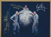 APOLLO 11 Autographed photo- 8X10- All three- ARMSTRONG, ALDREN