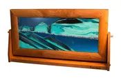 Moving Sand Art Pictures EXTRA-LARGE CHERRY WOOD FRAMES 9''X16''