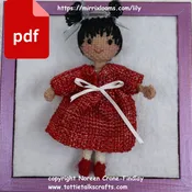 The Lily Doll Celebration Dress Instructional .PDF