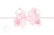 Beyond Creations 1/4" Headband Large Scallop Powder Pink