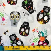 Fiesta White Sugar Skulls