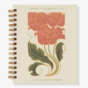 12-Month Deco Floral Custom Planner
