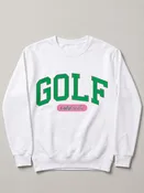 Green Golf Sweatshirt