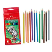 12 Triangular Colored Pencils