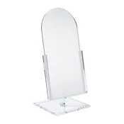 Tilting Clear Acrylic Countertop Mirror