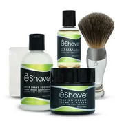 Basic Shaving Solution Verbena Lime With Clear Shaving Brush