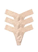 3 Pack DreamEase™ Low Rise Thongs Chai