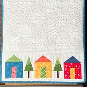 Welcome to the Neighborhood Foundation Paper Pieced Table Runner (Downloadable Pattern)