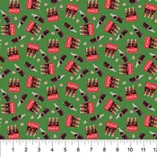 Coca-Cola Christmas-Tossed Crate Green CC1016-75