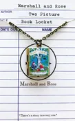 Book Locket Necklace-Marshall & Rose