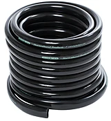 1/2" Inside Diameter Black Tubing, 25' Roll