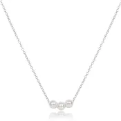 16" Necklace Sterling - Joy Pearl
