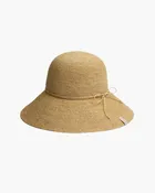 CROCHET RAFFIA BUCKET HAT