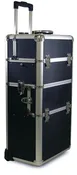 2-Piece Aluminum Beauty Case - Silver