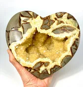 GIANT STUNNING 8 1/2 lb. and 8" Utah Septarian 3D Heart