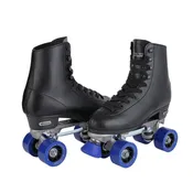 Professional Roller Skates - CHICAGO Skates Premium Black Indoor/Outdoor Rink Quad Roller Skates for Boys and Men Beginners Classic.