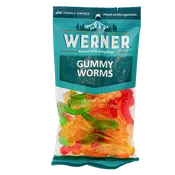 Werner Gourmet Meat Snacks Gummy Worms