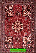 5x6 Carpet, Heriz Carpet, Small Carpet for Small Living Room