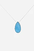 Blue Chalcedony Pendant