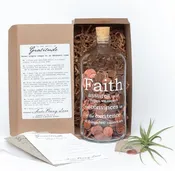 Faith Apothecary Jar Clear