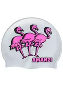 AMANZI Flamingle Silicone Swim Cap