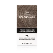 7A Medium Smokey Ash Blonde Permanent Liquid Hair Color