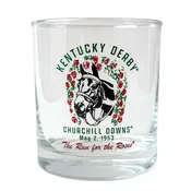 152nd Kentucky Derby Throwback 1953 Retro Rocks Glass