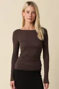 Boat Neck Thin Everyday Top