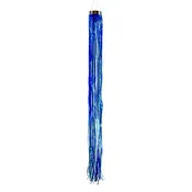 51" Holographic Mylar Windsock - Cobalt