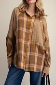 Albert Boxy Plaid Top *S-L*