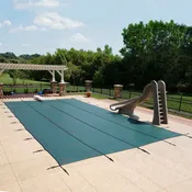 15' x  30' Standard Mesh Rectangle Safety Pool Cover - 18-Year - 95% Sun Block