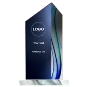 Aqua Series Zenith Stand Up Acrylic Award