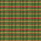 12 Days of Christmas Holiday Plaid Green