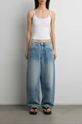 27" CURVE LEG MID RISE DENIM JEAN