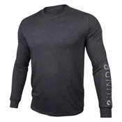 2UNDR Branded All Day Longsleeve Crew Golf T-Shirt Heathered Charcoal - 26 Men