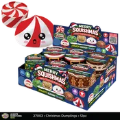 Novelty Brands - Fun Doh Christmas Dumpling Squishy Toy 12pc Holiday Display