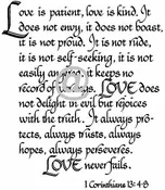 1 Corinthians 13:4-8 Cut-N-Create Print ES-36102CCP