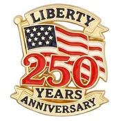 America’s 250th Anniversary Patriotic Enamel Flag Pin