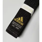 adidas Champion Satin Black Belt - 1.75"