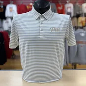 Adidas Script Pitt Polo- White/Cream