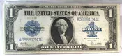 1923 Horse Blanket $1 Silver Certificate Fr.238 Woods/White VF+ Note PC935