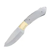 Blade Blank Brass Guard 6.5" SS Drop Point BL7732