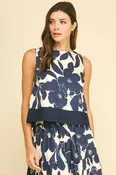 Anna Floral Crop Top