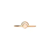 Arc Moonstone Goldfill Stacking Ring